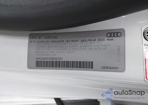 2016 Audi A7 3.0T Premium Plus из США, поврежденный, VIN WAU2GAFC2GN022331